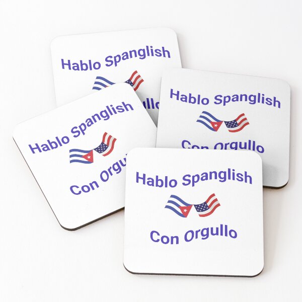 Item preview, Hablo Spanglish Con Orgullo (Cuba) designed and sold by Caris Clothing.