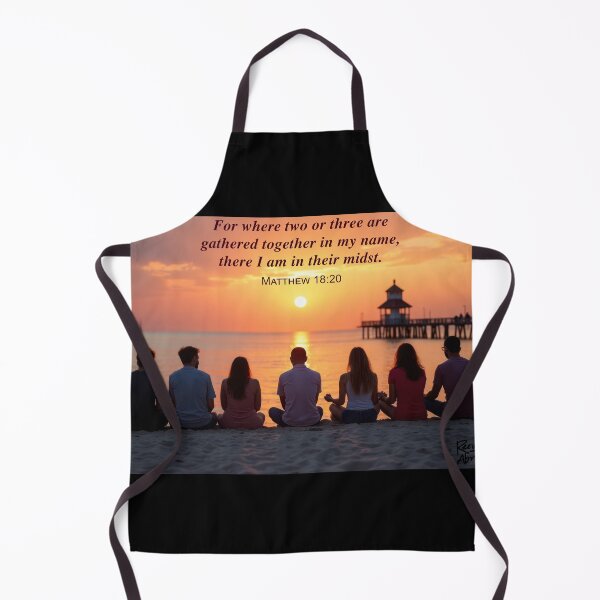Item preview, Gathered in His Name — Matthew 18:20 designed and sold by Pastor Reeves Studio.