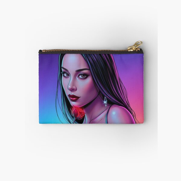 Item preview, Kao Morticia Halloween Neon Thai GL Tv Series Lgbtq+ WLW Decor Poster Print Art Comic designed and sold by Mind Space.