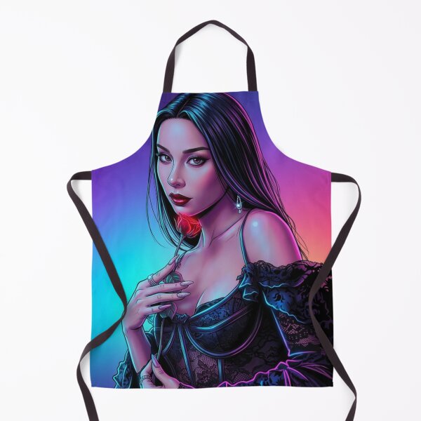 Item preview, Kao Morticia Halloween Neon Thai GL Tv Series Lgbtq+ WLW Decor Poster Print Art Comic designed and sold by Mind Space.