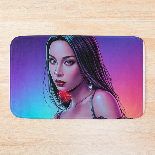 Item preview, Kao Morticia Halloween Neon Thai GL Tv Series Lgbtq+ WLW Decor Poster Print Art Comic designed and sold by Mind Space.
