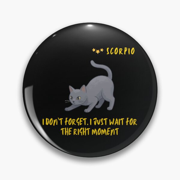 Item preview, Scorpio Cat - Waiting For The Moment designed and sold by ContigoART.