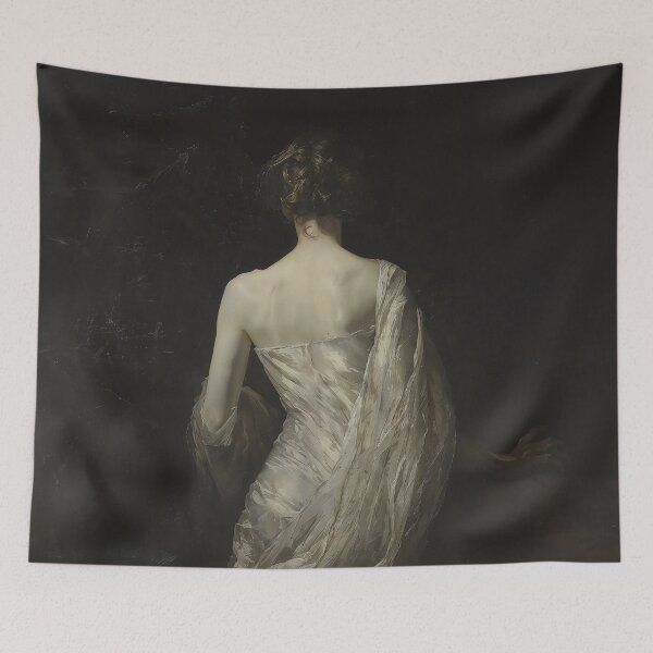 Item preview, Silhouette Of Countess Gothic Victorian Woman Art designed and sold by DarkHolyQueen.