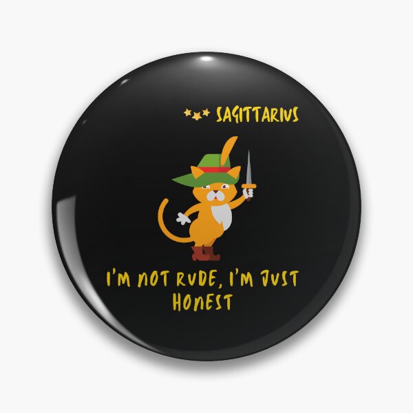 Item preview, Sagittarius Cat - Brutally Honest designed and sold by ContigoART.