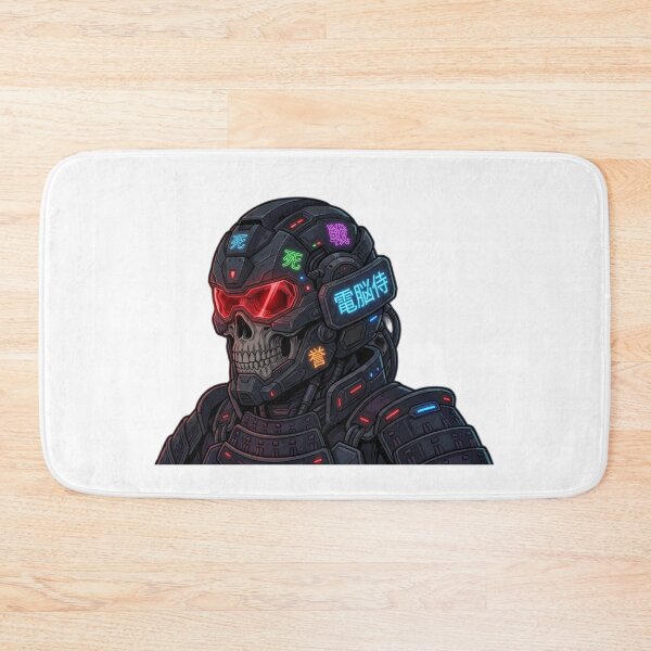 Item preview, Cyberpunk Cyborg Skull Mecha Tech Wear Art designed and sold by JeevanStickers.
