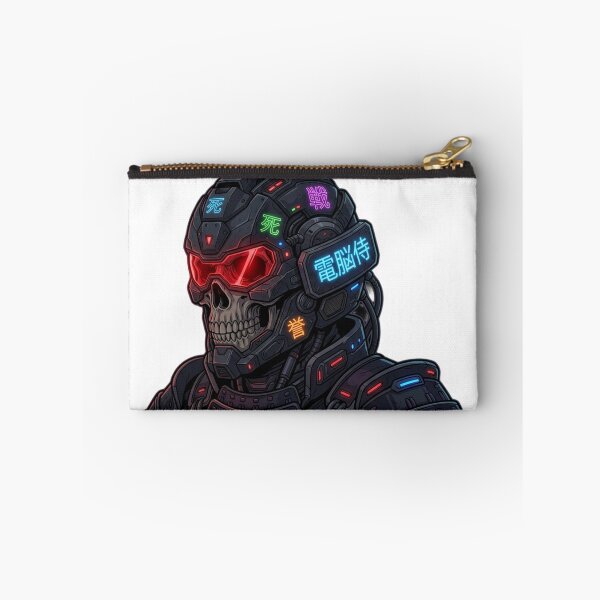 Item preview, Cyberpunk Cyborg Skull Mecha Tech Wear Art designed and sold by JeevanStickers.