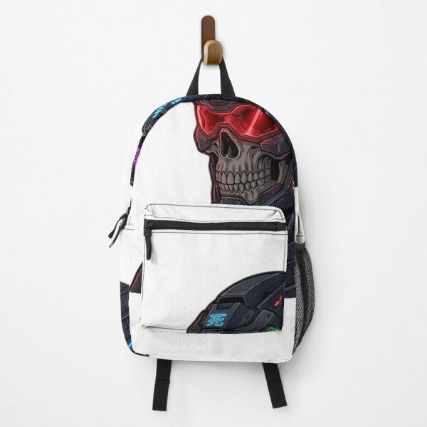 Item preview, Cyberpunk Cyborg Skull Mecha Tech Wear Art designed and sold by JeevanStickers.