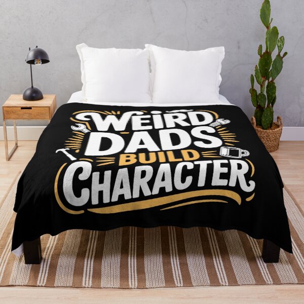Item preview, Weird Dads Build Character Funny Father's Day Gift for the Unique Dad designed and sold by Say It With Ink.