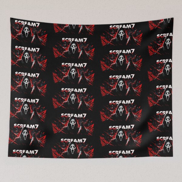 Item preview, scream VII  (Scream 7)  scary horror movie graphic design by ironpalette  designed and sold by ironpalette.