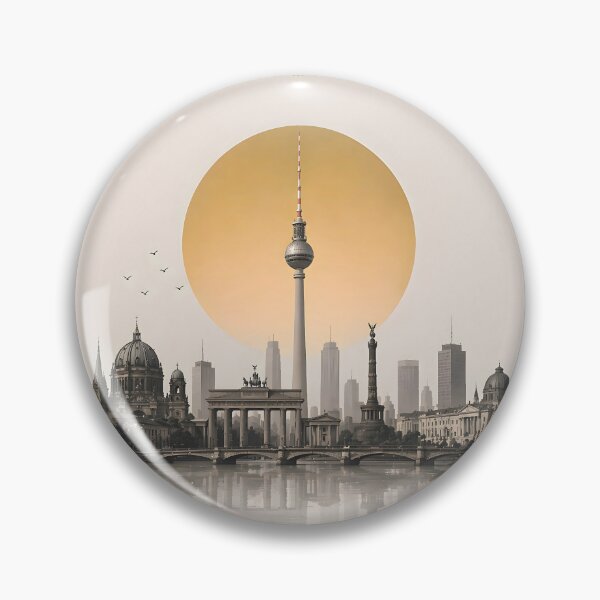 Item preview, Berlin Minimal Luxury Design – Elegant Germany Aesthetic designed and sold by ArtYouFeel.