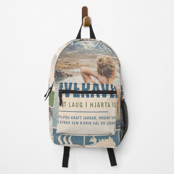 Item preview, Hveravellir Hot Springs - Vintage Iceland designed and sold by MBE-Creative.