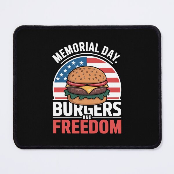 Item preview, Memorial Day. Burgers And Freedom. designed and sold by InkRebelia.
