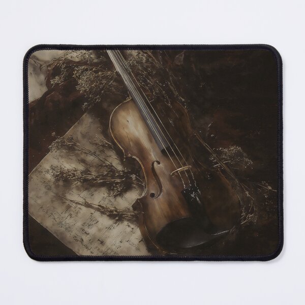 Item preview, Magic Violin Vintage Sheet Music Gothic Still Life Art designed and sold by DarkHolyQueen.