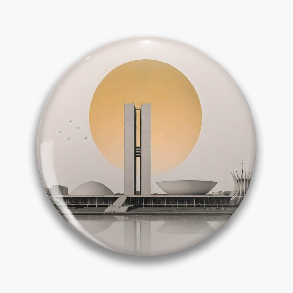 Item preview, Brasilia Minimal Luxury Design – Elegant Brazil Aesthetic designed and sold by ArtYouFeel.