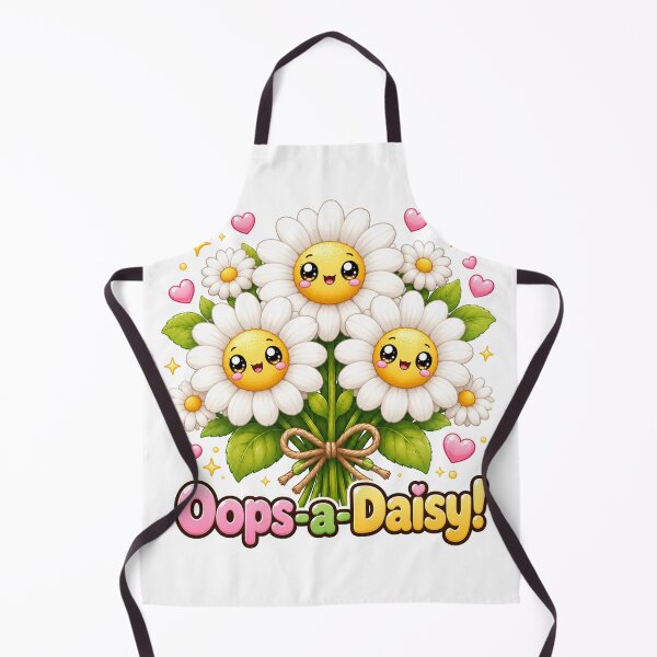 Item preview, Oops A Daisy Kawaii Bouquet | Cute Floral Pun designed and sold by Dulxoz.