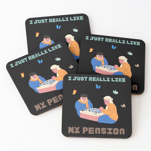 Item preview, I Just Really Like My Pension - Chess Strategy designed and sold by ContigoART.