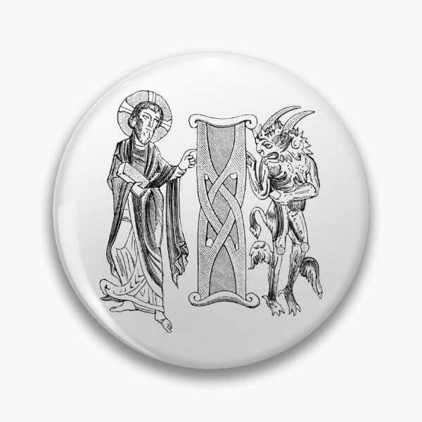 Item preview, Saint & Devil letter I designed and sold by Hedrin.