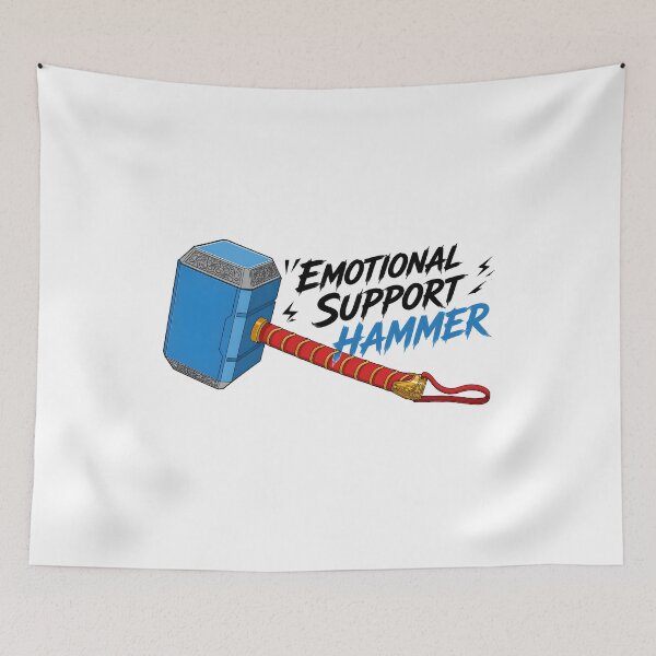 Item preview, Thor’s Emotional Support Hammer designed and sold by zakvisuals.