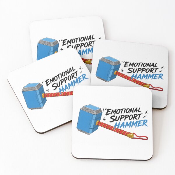 Item preview, Thor’s Emotional Support Hammer designed and sold by zakvisuals.