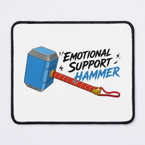 Item preview, Thor’s Emotional Support Hammer designed and sold by zakvisuals.