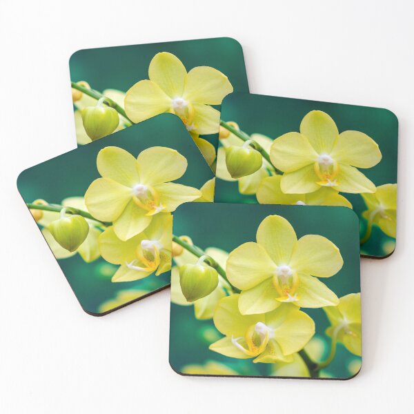 Item preview, Yellow Orchid on Green designed and sold by JeanKellyPhoto.