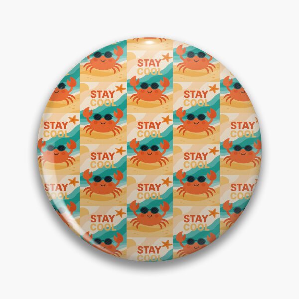 Item preview, Stay Cool Cute Crab Summer Beach Quote designed and sold by LoveNurseries.