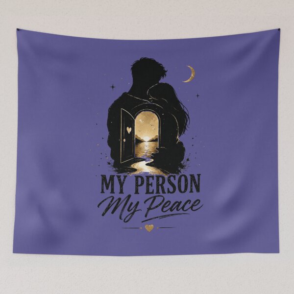 Item preview, My Person My Peace Couple Love Design designed and sold by JagrDesigns.
