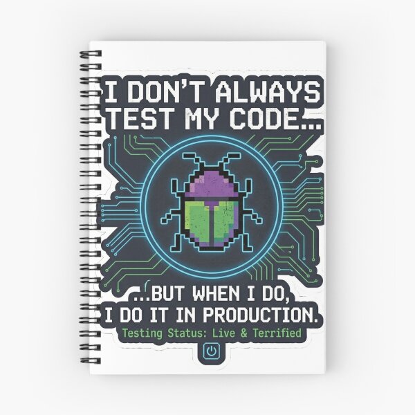 Item preview, Funny Programmer Gift I Don't Always Test My Code But When I Do I Do It In Production Developer Humor Shirt designed and sold by Dev Mode.