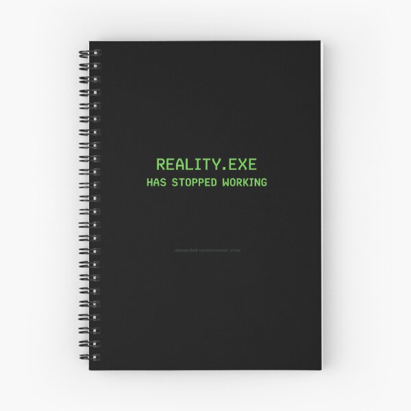 Item preview, REALITY.EXE HA DEJADO DE FUNCIONAR Interfaz CRT del sistema de terminal corrupta / Inspirado en Matrix designed and sold by lalatrash.