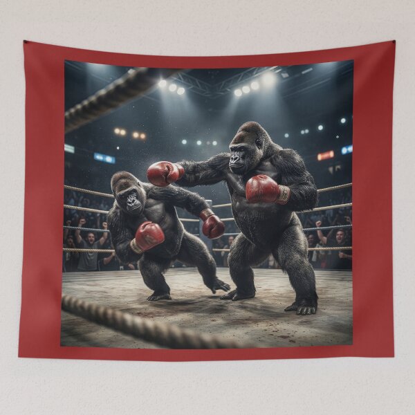 Item preview, Boxing Gorillas designed and sold by Tridentulus.