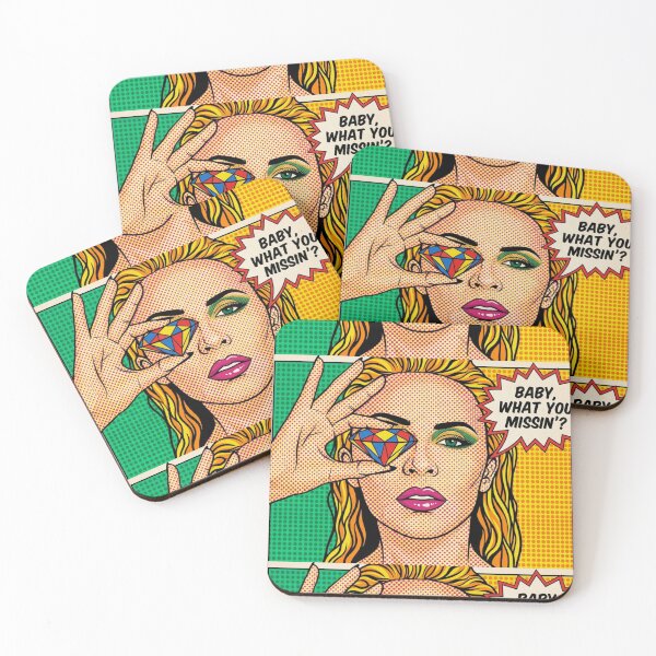 Item preview, KYLIE ~ TENSION Pop Art ~ Baby, what you missing'? OMG. designed and sold by TheLastGarden.