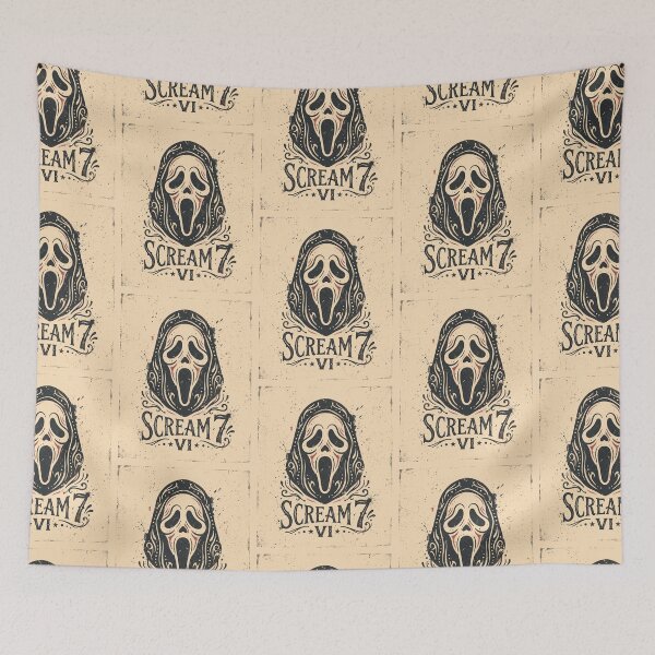 Item preview, scream VII  (Scream 7)  scary horror movie graphic design by ironpalette  designed and sold by ironpalette.