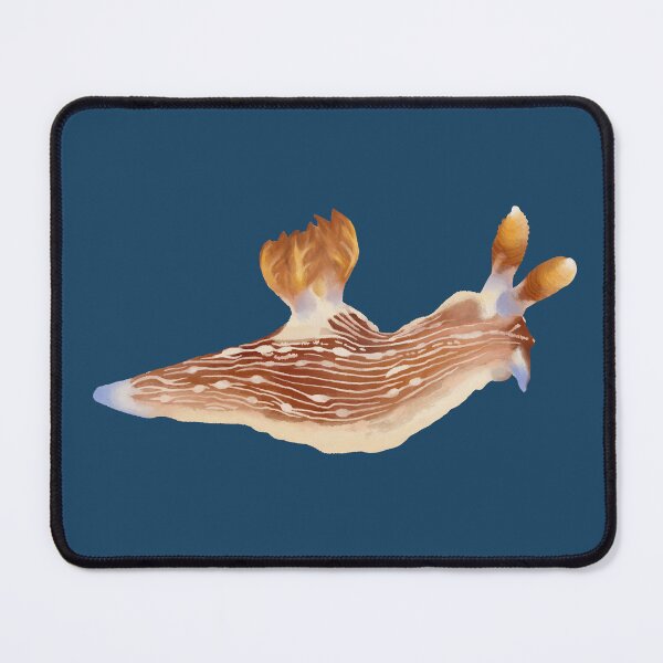 Item preview, Nudibranch - sea slug - Nembrotha lineolata - blue designed and sold by Poulpimousse.