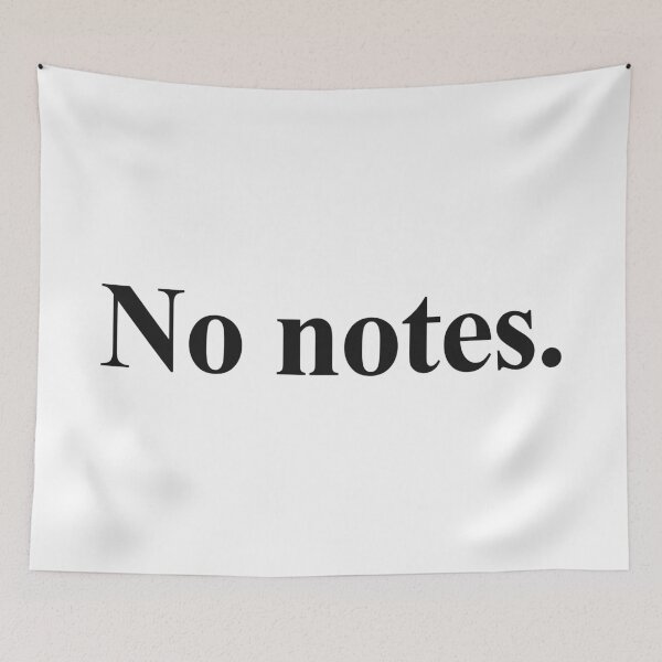 Item preview, NO NOTES designed and sold by oddwonders.