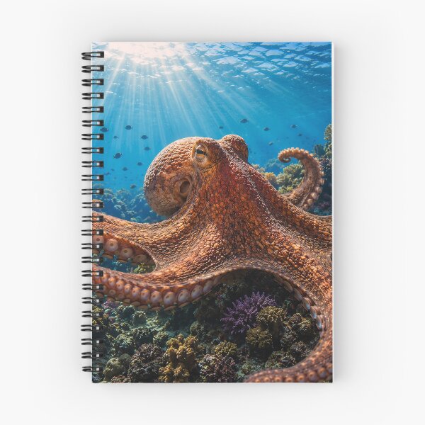 Aperçu de l'œuvre Pieuvre du récif ensoleillé créée et vendue par GMACgraphicsCo.