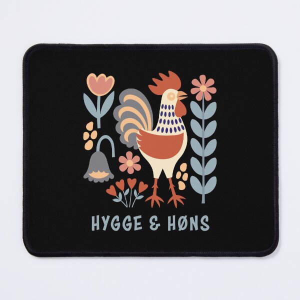 Item preview, Vintage Folk Art Rooster Hygge & Høns Design designed and sold by AntiqueImages.