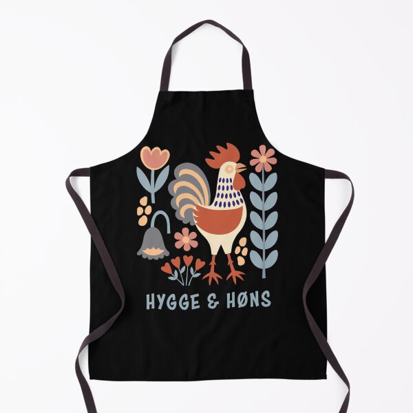 Item preview, Vintage Folk Art Rooster Hygge & Høns Design designed and sold by AntiqueImages.