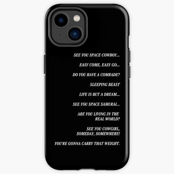 Cowboy Bebop Closing Titles iPhone Tough Case