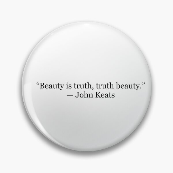 Item preview, Beauty Is Truth, Truth Beauty — John Keats Quote designed and sold by The Prose Atelier.