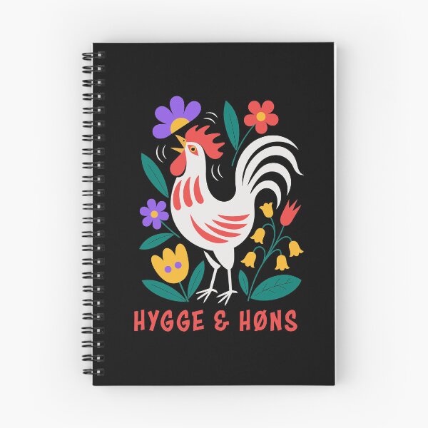 Item preview, Backyard Chickens Hygge Folk Art Rooster designed and sold by AntiqueImages.