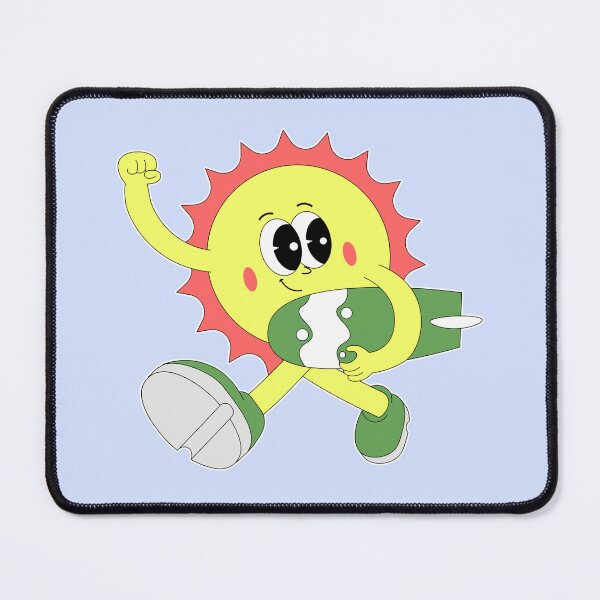 Item preview, Cute Kawaii Summer Sun Mascot Sticker Transparent Background designed and sold by NadDot.