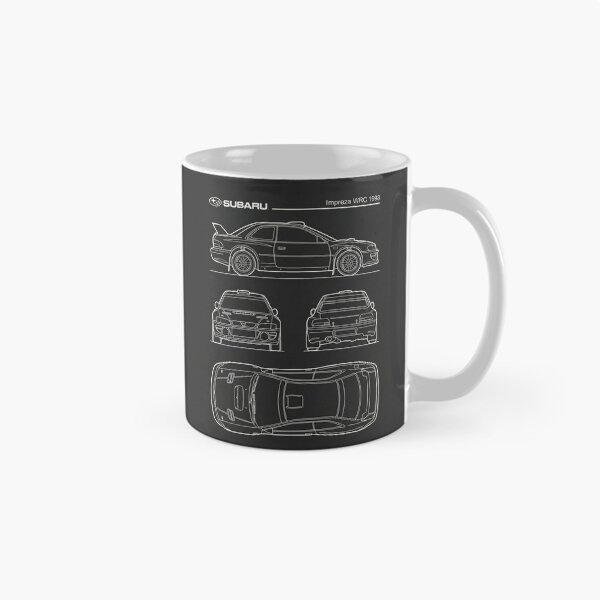 Item preview, Subaru Impreza WRC 1998 Blueprint Classic 90s JDM Rally Car Outline designed and sold by Motorline44.