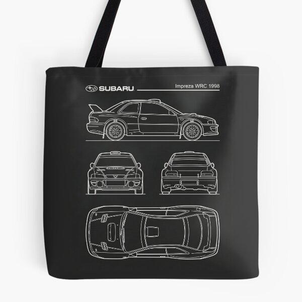Item preview, Subaru Impreza WRC 1998 Blueprint Classic 90s JDM Rally Car Outline designed and sold by Motorline44.