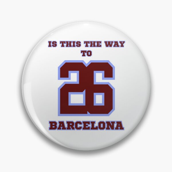 Item preview, aston villa european tour t-shirt, is this the way to barcelona top designed and sold by Bits & Bops Boutique.