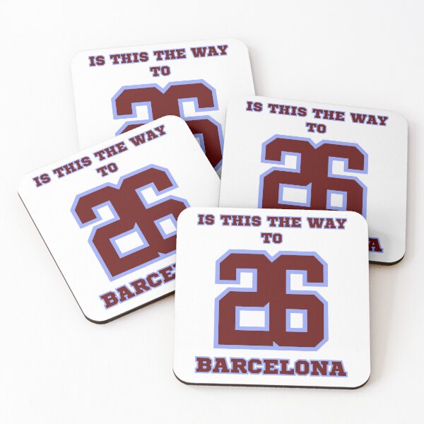 Item preview, aston villa european tour t-shirt, is this the way to barcelona top designed and sold by Bits & Bops Boutique.