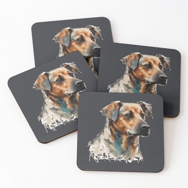 Item preview, Geometric Rhodesian Ridgeback – Modern Pet Art designed and sold by Tklezardesigns.