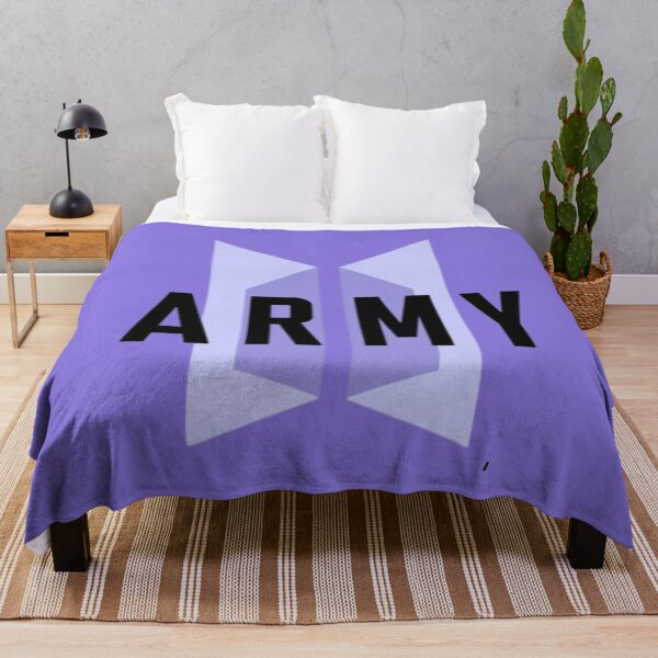 Item preview, ARMY BTS Purple Minimalist Logo | Kpop Fan Design | Bangtan Inspired Sticker Shirt Gift  designed and sold by Feminine Energy Studio .