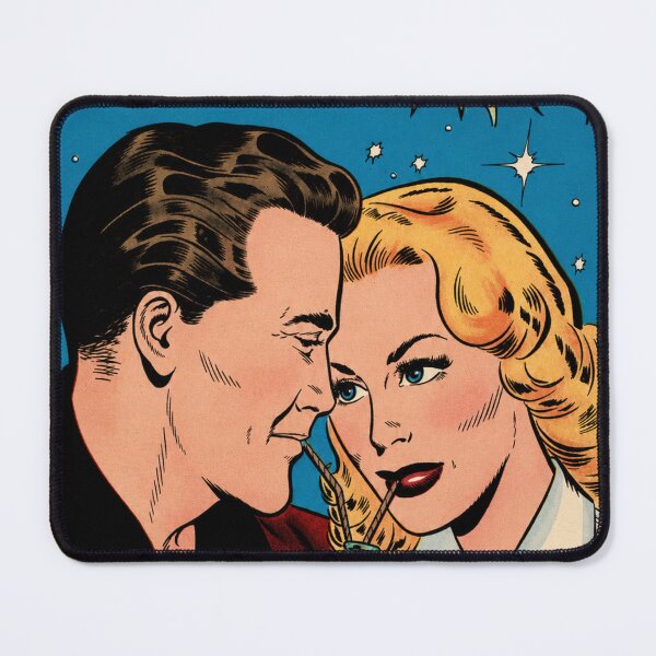 Item preview, Vintage Lovers Comic Art – Classic 1950s Romance Scene designed and sold by Analog Aura .
