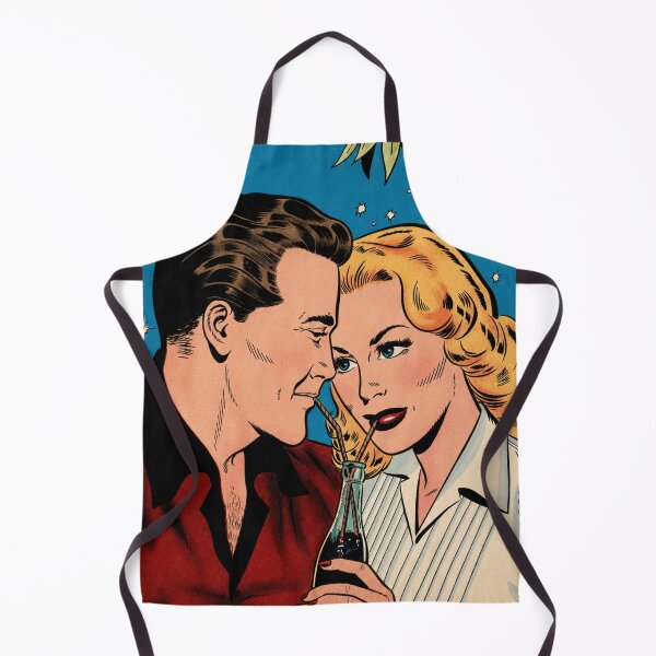 Item preview, Vintage Lovers Comic Art – Classic 1950s Romance Scene designed and sold by Analog Aura .