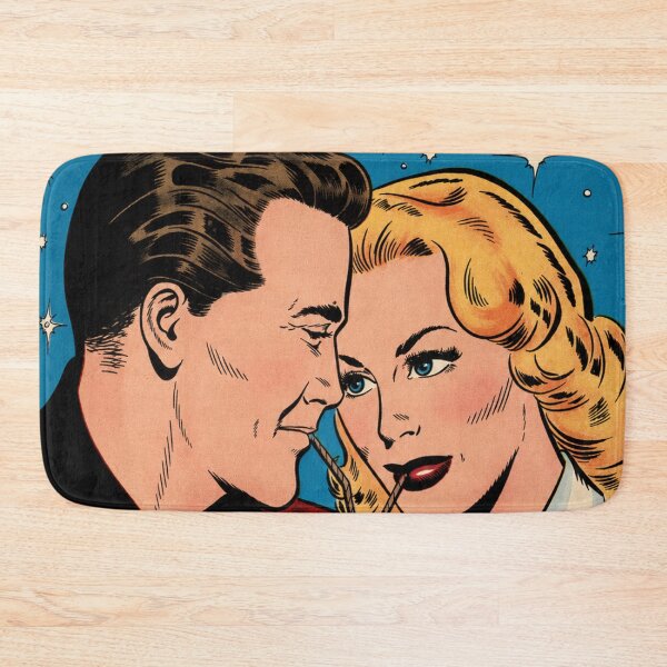 Item preview, Vintage Lovers Comic Art – Classic 1950s Romance Scene designed and sold by Analog Aura .